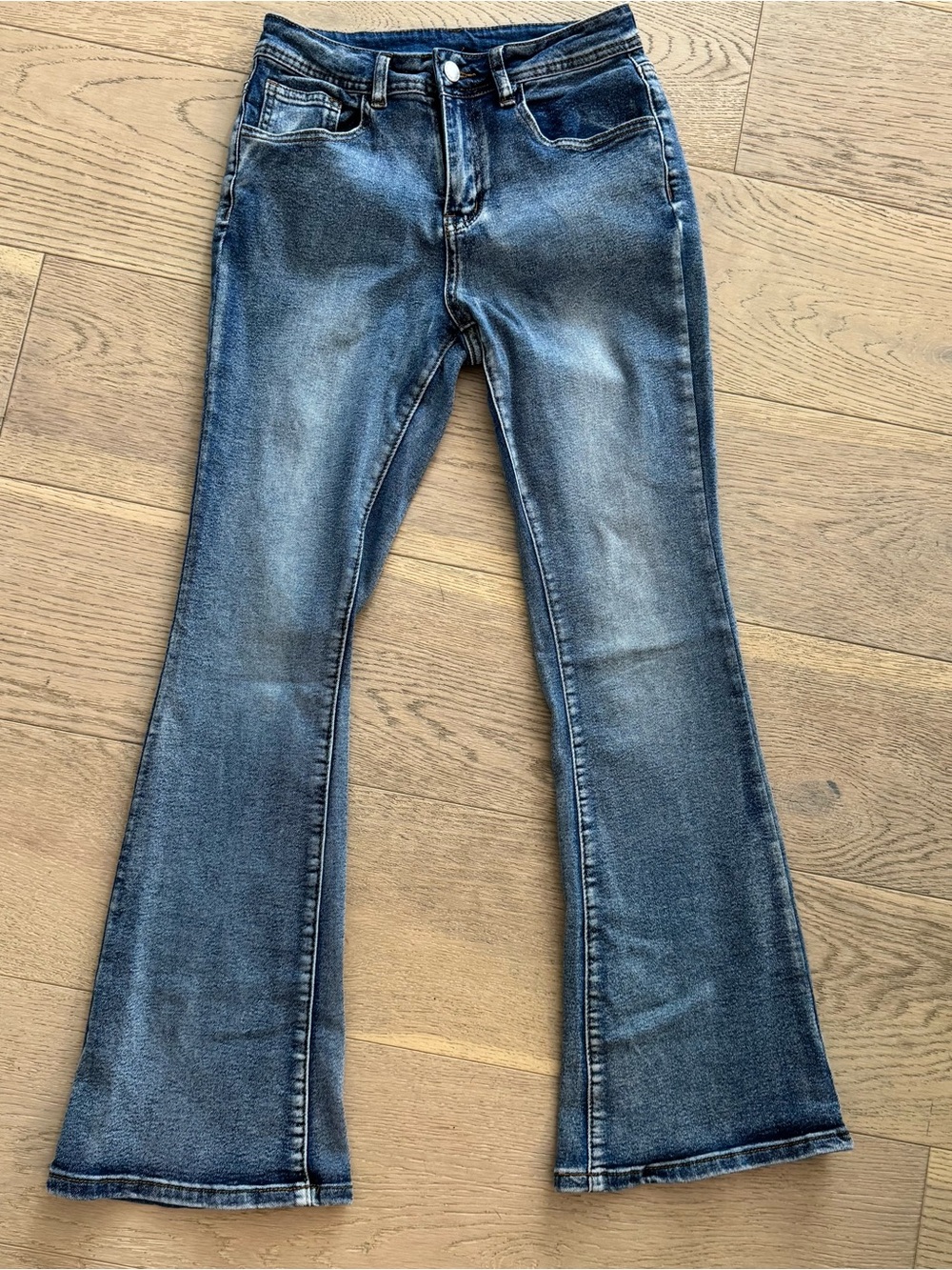 SHEIN Women's Blue Flared Jeans - Women’s size Small